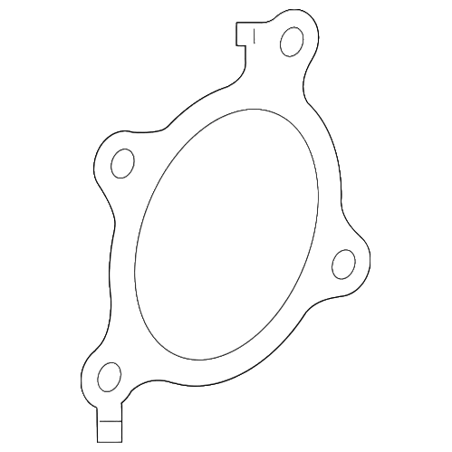 Honda OEM Turbocharger Turbine Outlet Gasket (Honda PN 18234-RPY-G02)