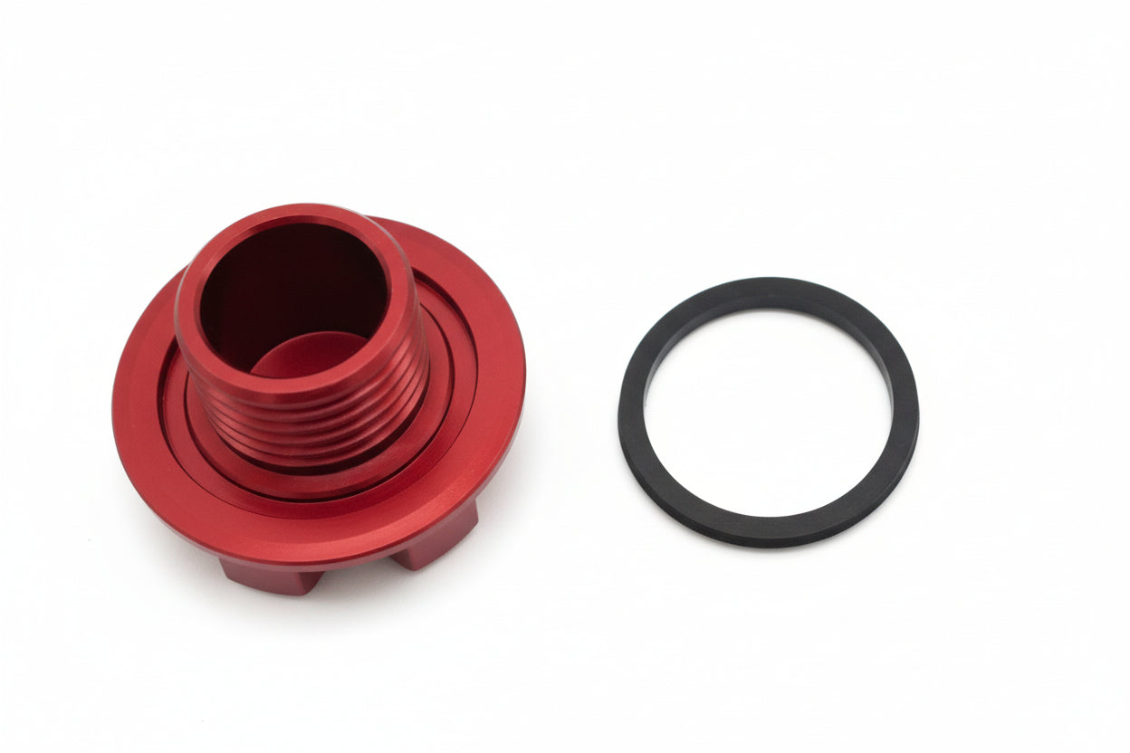 MDR Dodge Cummins 24V Billet Oil Cap Anodized Red