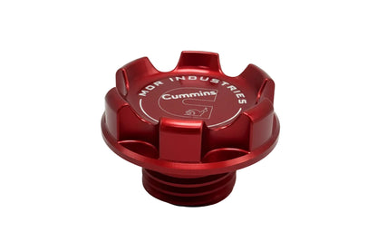 MDR Dodge Cummins 24V Billet Oil Cap Anodized Red