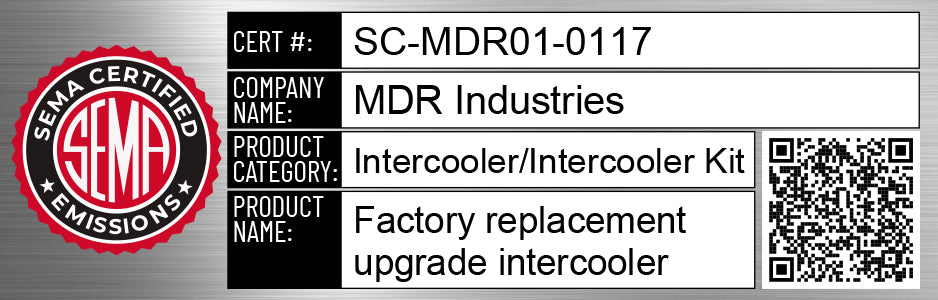 SEMA Emissions Certified