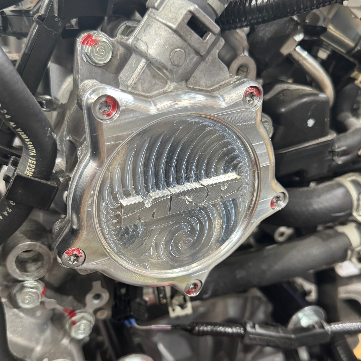 MDR Industries Billet Vacuum Pump Cover Honda Type R Acura Type S K20C1 Engine