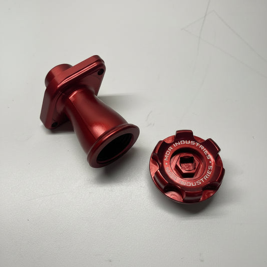 MDR Billet Toyota / Lexus Oil Fill Neck with Cap Set