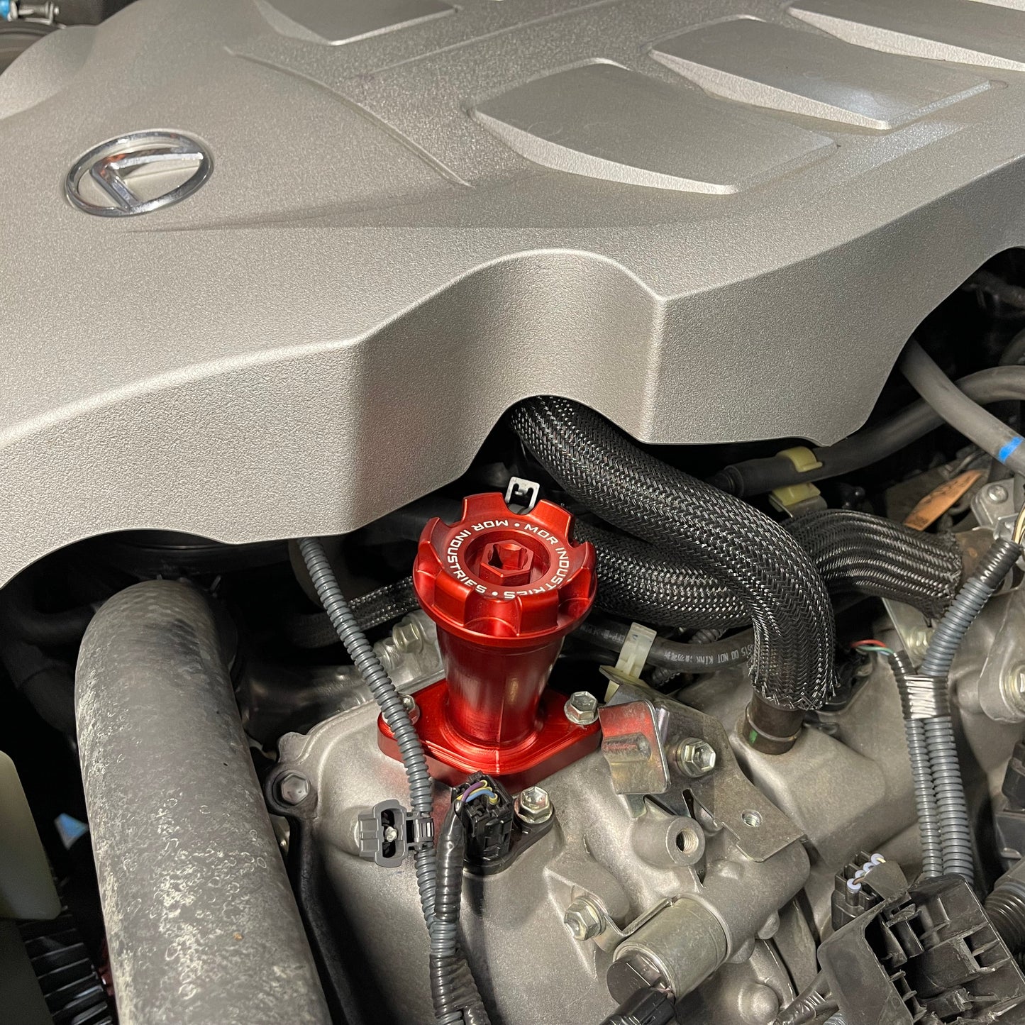 MDR Industries Billet Toyota / Lexus Oil Fill Neck with Cap Set